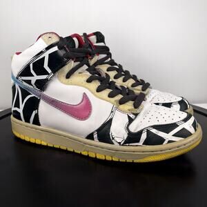 Size 8.5 Nike SB Dunk High 2008 Thrashin Mens Y2K Vintage Dunks SBs Skate Shoes